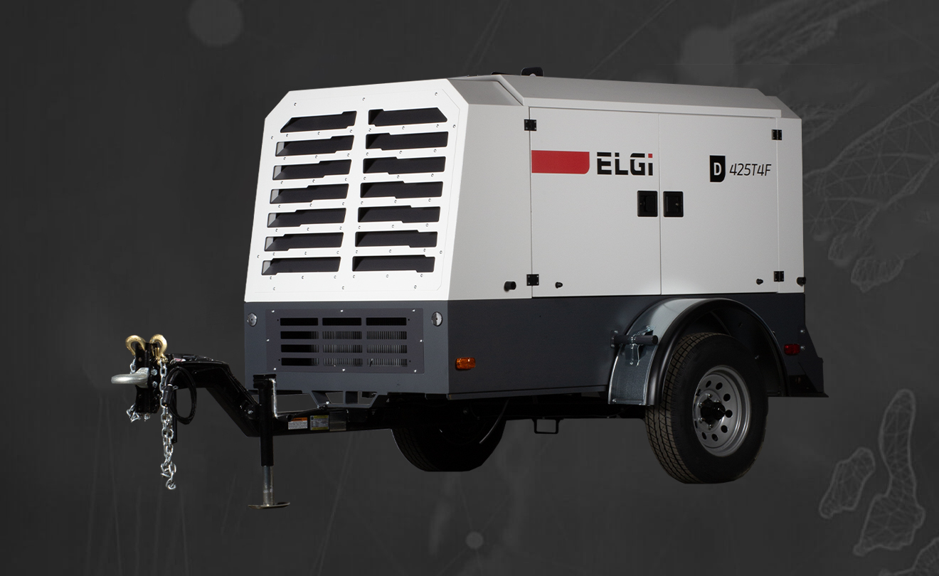 diesel powered portable air compressors