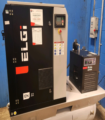 ELGi EN11 - 15 HP Oil-Lubricated Rotary Screw Air Compressor 